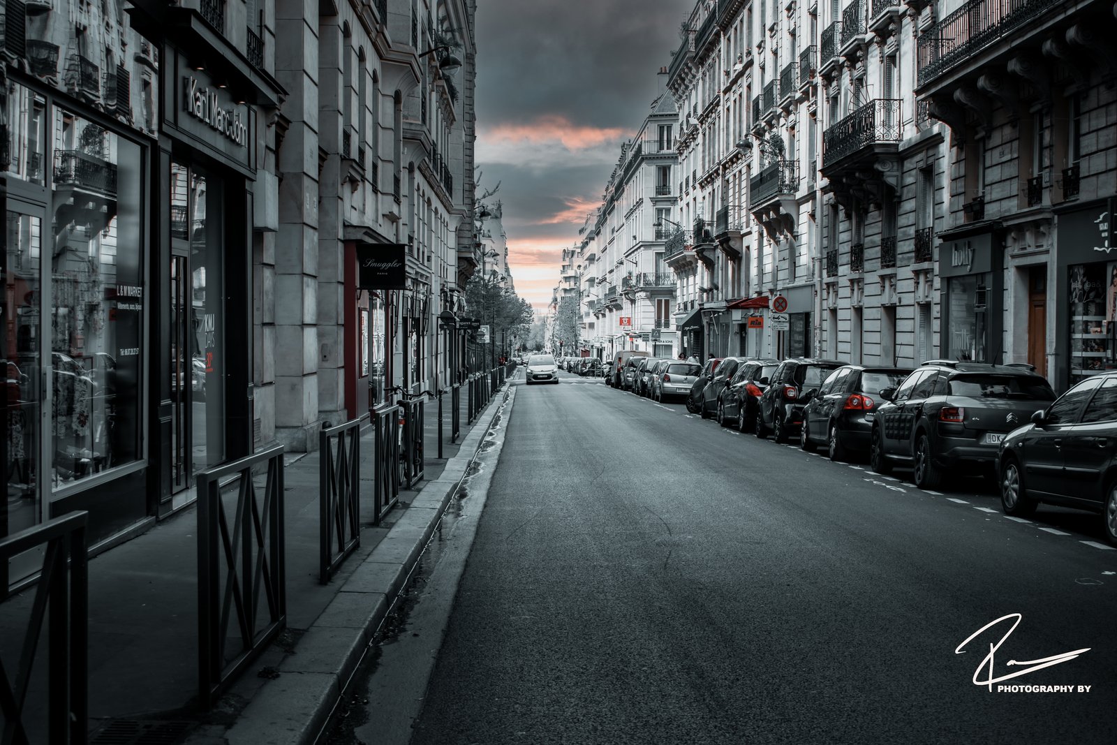 Before and after post edit